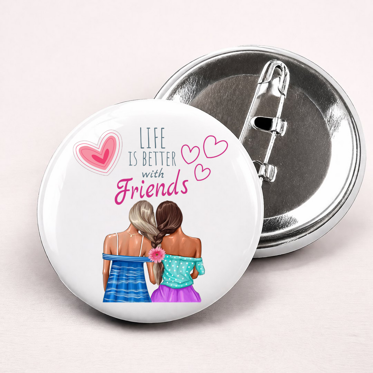 Life is better with Friends - Bedževi – prikaz izdelka