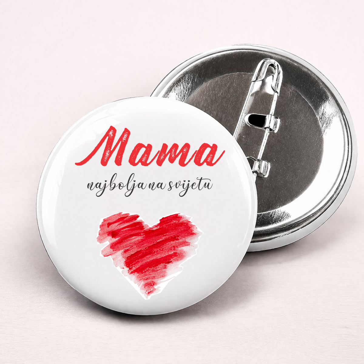 Mama najbolja na svijetu - Bedževi – prikaz izdelka