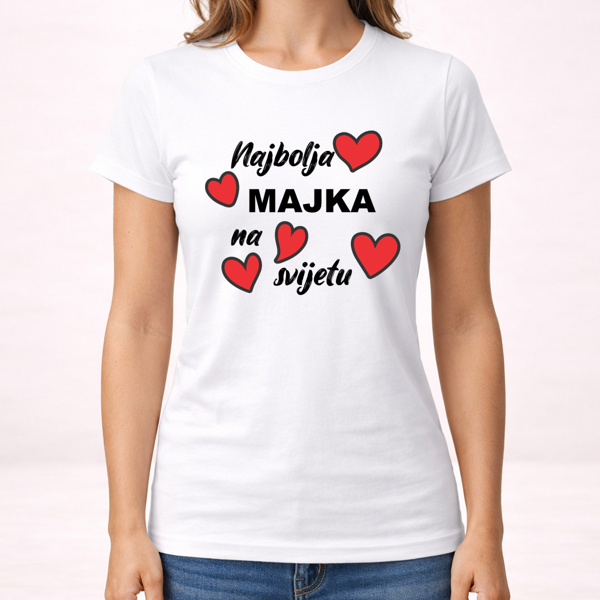 Najbolja majka na svijetu - Majica - Ženska – prikaz izdelka