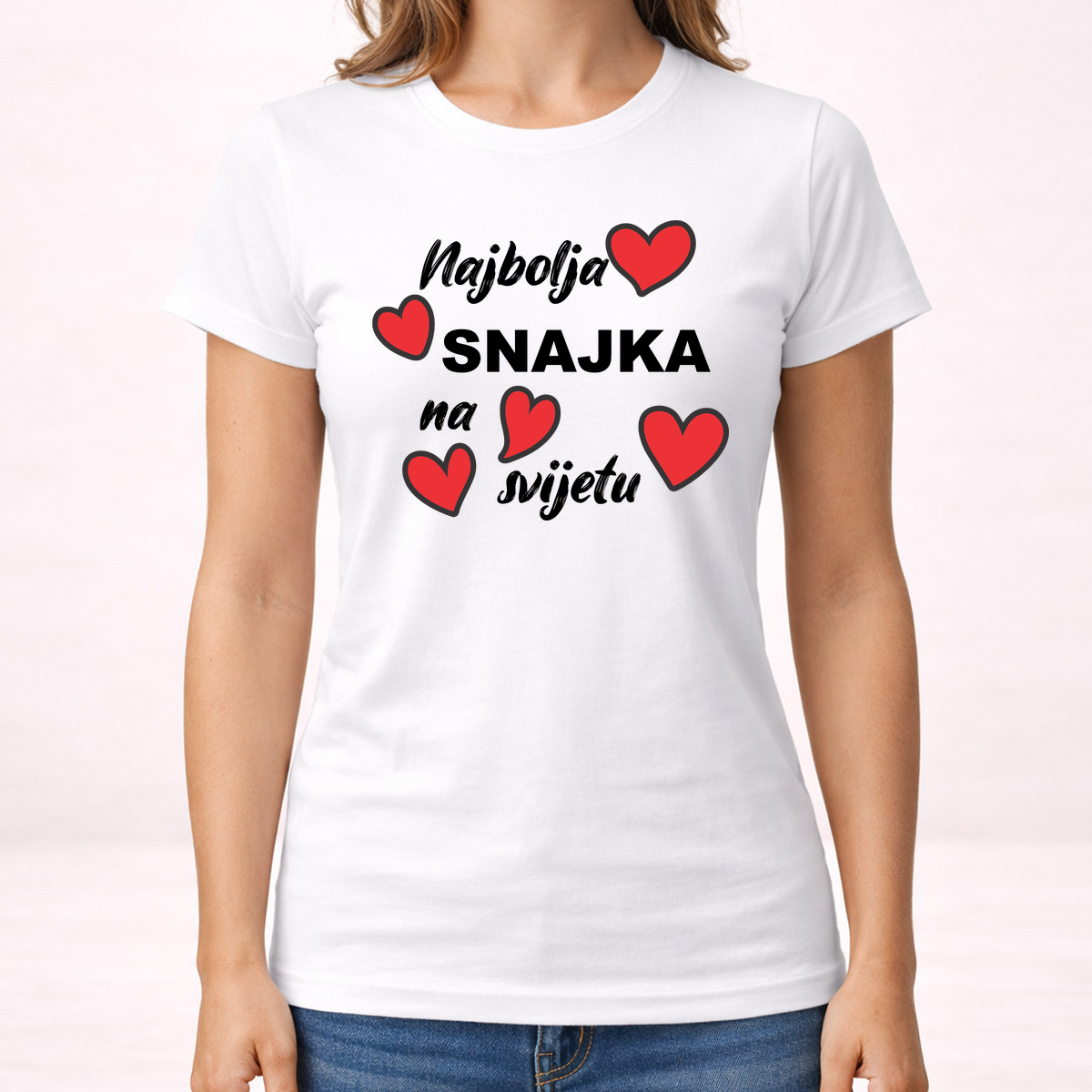 Najbolja snajka na svijetu 2 - Majica - Ženska – prikaz izdelka