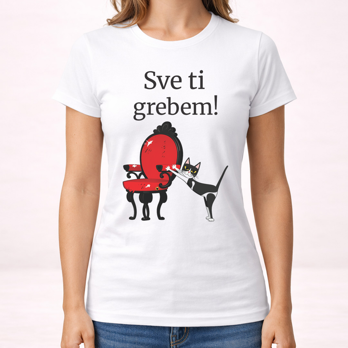 Sve ti grebem - Majica - Ženska – prikaz proizvoda