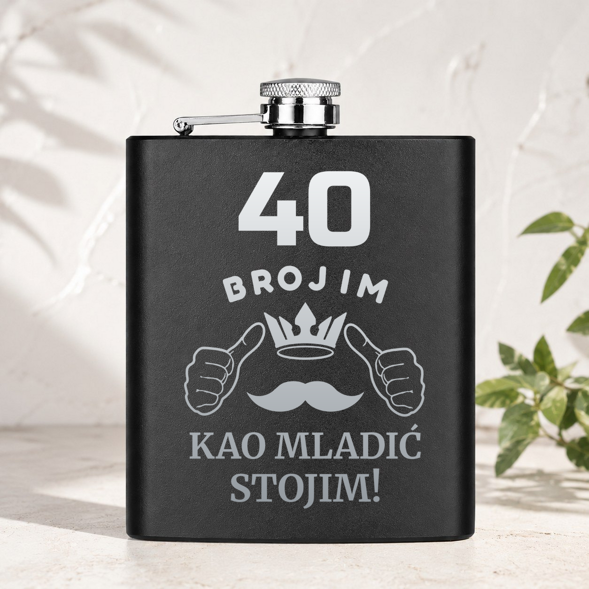 XX brojim kao mladić stojim - Pljoska – prikaz izdelka