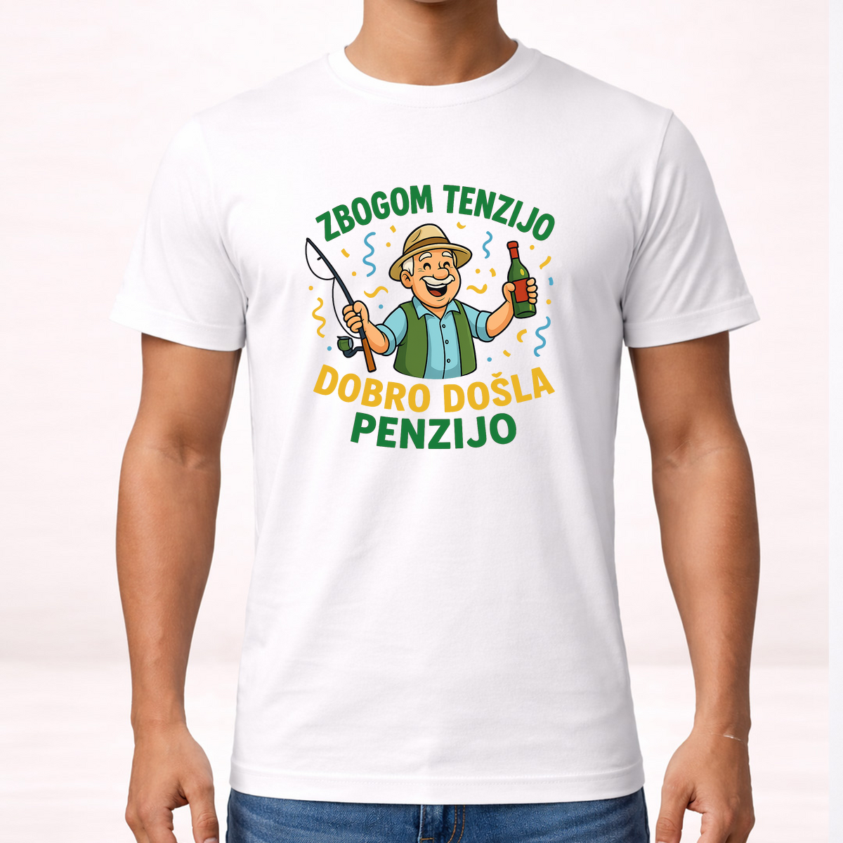 Zbogom tenzijo dobro došla penzijo 3 - Majica – prikaz izdelka